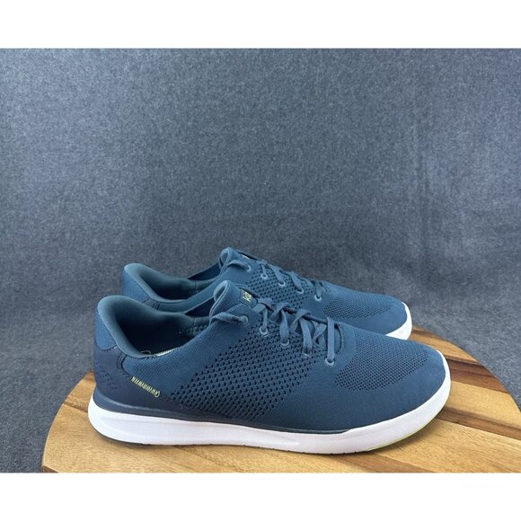Kizik Lima Handsfree Knit Athletic Shoes Tidepool Blue Men’s Size 15 Wide - Picture 1 of 9